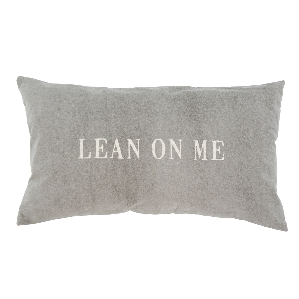 Lean on Me Pillow