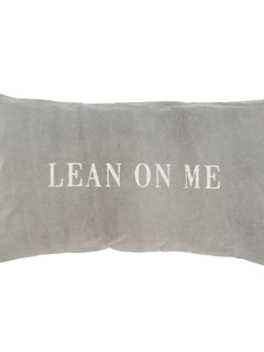 Lean on Me Pillow