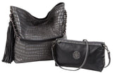Reversible Croc Hobo