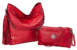 Reversible Croc Hobo