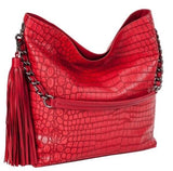 Reversible Croc Hobo